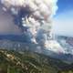 Pioneer Fire smoke from Boise National Forest