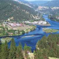 River Valley Landscape in Orofino, Idaho