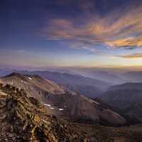 Sunset over the East Fork of the Salmon River in Jerry Peak Wilderness