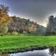 Riverside landscape at Apple River Canyon State Park, Illinois