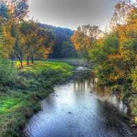 The apple river at Apple River Canyon State Park, Illinois