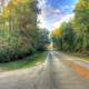 The road at Apple River Canyon State Park, Illinois