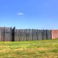 Barricades at Cahokia Mounds, Illinois