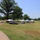 Tents on Archaeology Day at Cahokia Mounds, Illinois