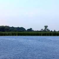 Across the lake at Chain O Lakes State Park, Illinois