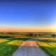 Dusk to the horizon at Charles Mound, Illinois