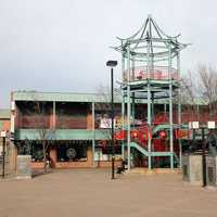 Chinatown tower structure in Chicago, Illinois