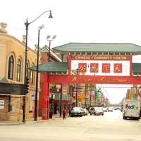 Chinatown Wentworth Gate in Chicago, Illinois