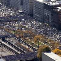 World Series Rally in Chicago