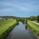 Looking down the Galena River