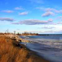 Shoreline of Lake Michigan at Illinois Beach State park, Illinois
