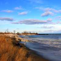 Shoreline of Lake Michigan at Illinois Beach State park, Illinois