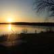 Fishing into the Sunset at Rock Cut State Park, Illinois