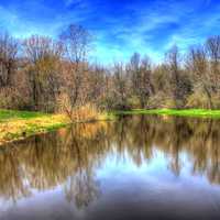 Small pond at Sangchris Lake State Park, Illinois