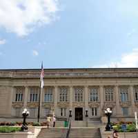 Downtown city building in Springfield, Illinois