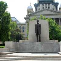 Lincoln Statue in Springfield, Illinois