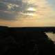 Sunset behind Clouds at Starved Rock State Park, Illinois