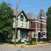 Riverside house in Evansville, Indiana