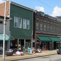 West Franklin Street in Evansville, Indiana