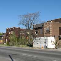West Fifth Avenue Apartments Historic District in Gary, Indiana