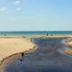 Waterway into Lake at Indiana Dunes National Lakeshore, Indiana