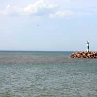 Lighthouse Like Structure at Indiana Dunes National Lakeshore, Indiana