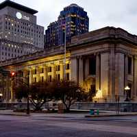 Urban skyline of Indianapolis, Indiana