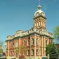 Adams County courthouse in Decatur, Indiana