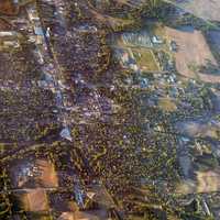 Aerial View of Plymouth in Indiana