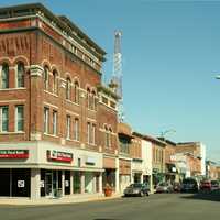 Decatur downtown in 2006 in Indiana