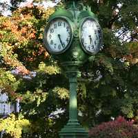 Ligonier town clock in Indiana