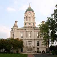 Whitley County Courthouse in Columbia City, Indiana