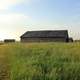 Side of Indian house at Prophetstown State Park, Indiana