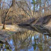 River Landscape at Backbone State Park, Iowa