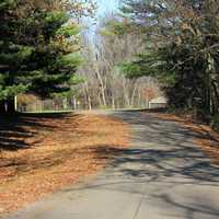 Main trail at Bellevue State Park, Iowa