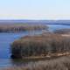 Meandering Straight in the Mississippi at Bellevue State Park, Iowa