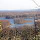 View of River Behind Lodge at Bellevue State Park, Iowa