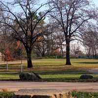 View of the park at Bellevue State Park, Iowa