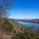 Landscape down the river at Effigy Mounds National Memorial, Iowa