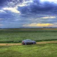 Late Afternoon Skies at Hawkeye Point, Iowa