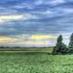 Skies above fields at Hawkeye Point, Iowa