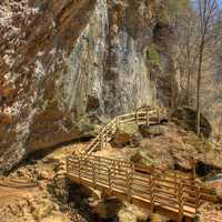 Walkway Near the Caves at Maquoketa State Parl, Iowa