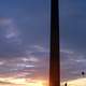 Sergeant Floyd Monument during sunset in Sioux City, Iowa