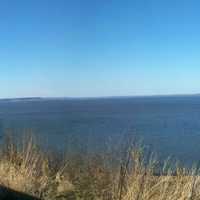 View of the Mississippi River from Clinton, Iowa