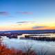 Dawn on the Landscape of the Mississippi River at Pikes Peak State Park, Iowa