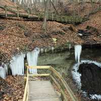 Bridal Veil falls at Pikes Peak State Park, Iowa