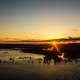 Broader view of sunrise landscape at Pikes Peak State Park, Iowa