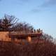 People on the Balcony watching the sunrise at Pikes Peak State Park, Iowa