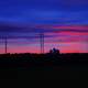 Dawn at the roadside at Mount Sunflower, Kansas