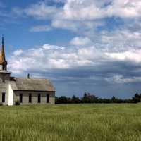 Church near Junction City in 1943 in Kansas